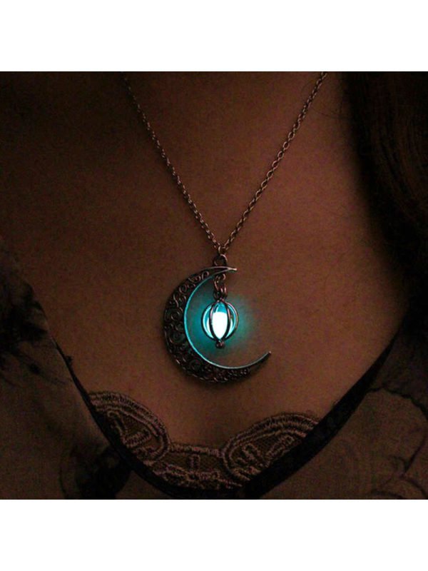 Collar Fantasma Con Hueco Luna