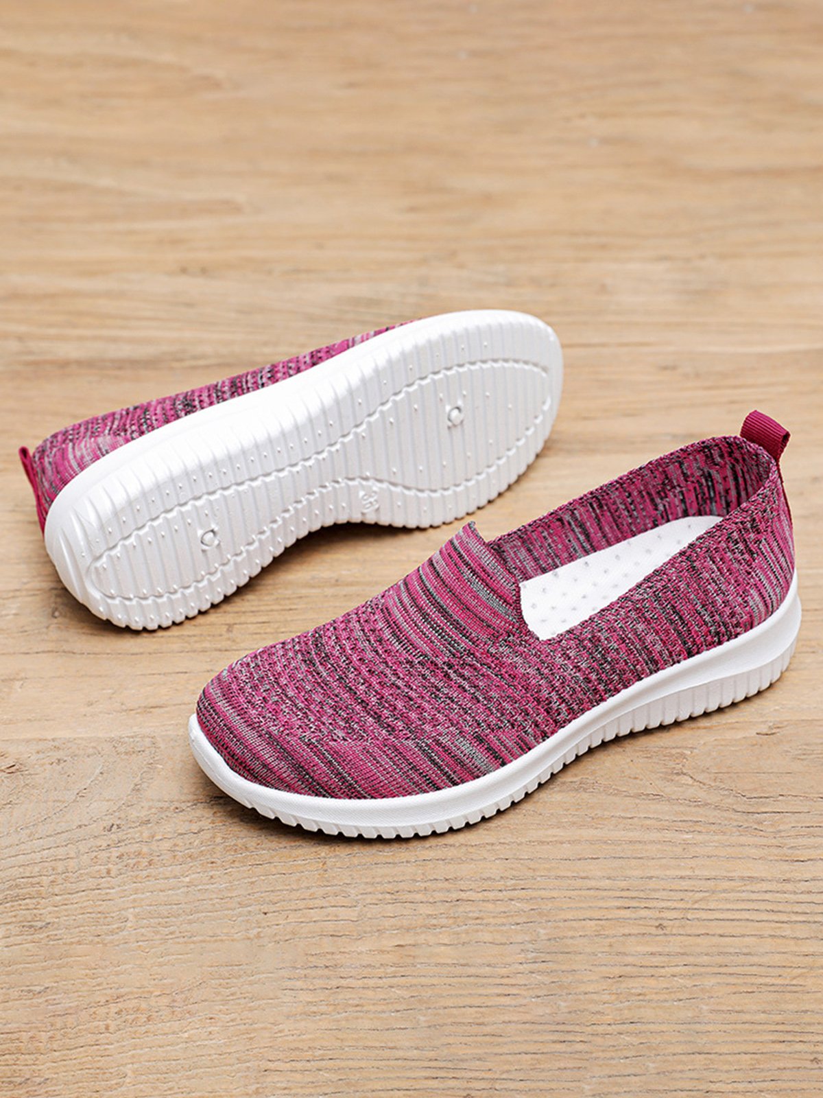 Ligero Respirable Flyknit Malla Casual Zapatos Zapatillas Deportivas