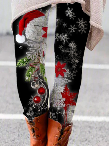 Navidad Casual Leggings