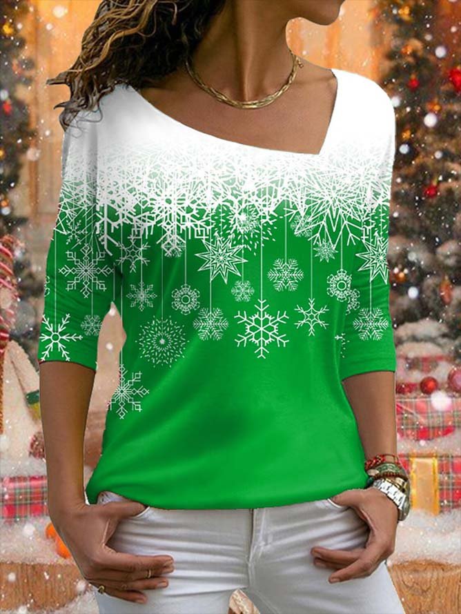 Casual Navidad T-Camisa