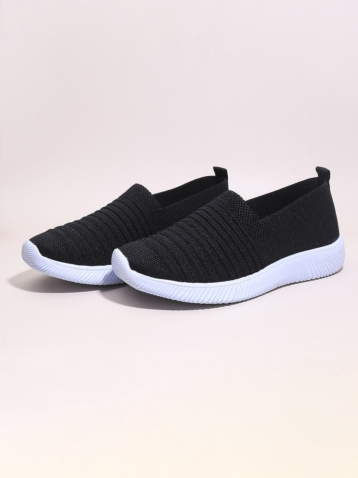 Talla Grande Respirable Slip-On Deportes Zapatillas Deportivas