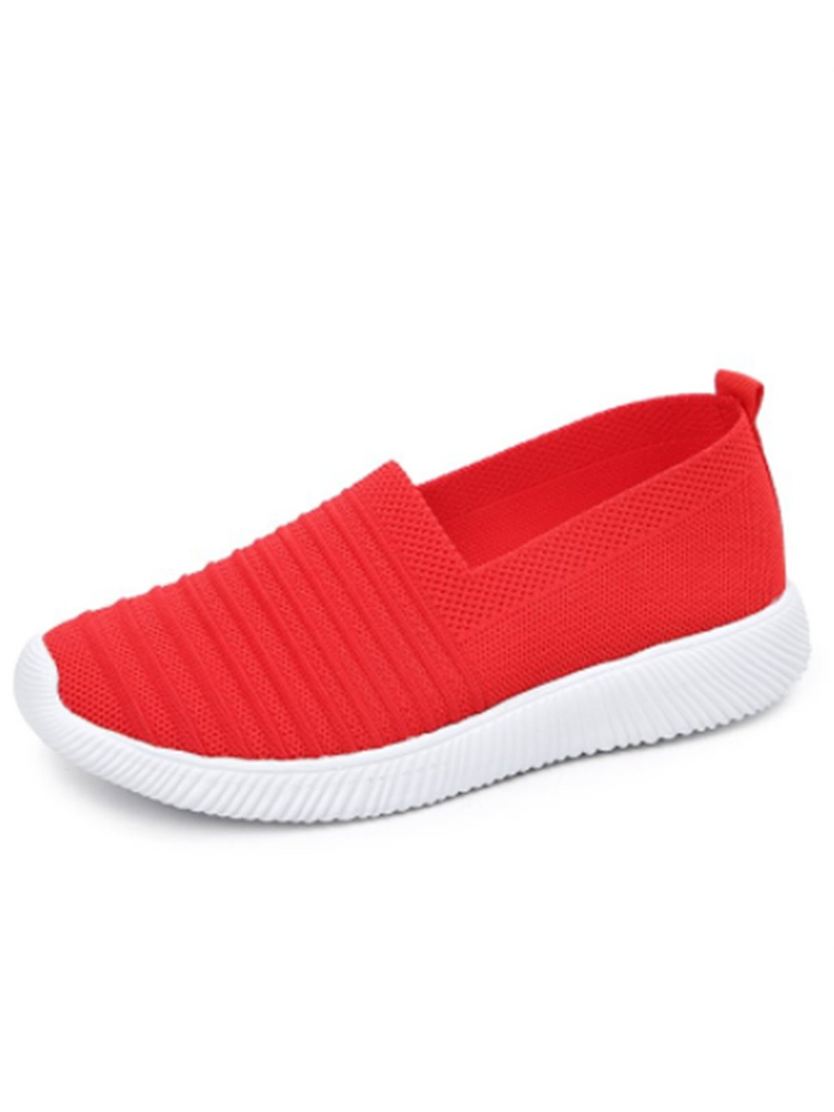 Talla Grande Respirable Slip-On Deportes Zapatillas Deportivas