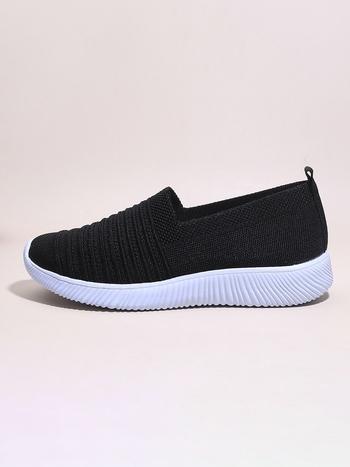 Talla Grande Respirable Slip-On Deportes Zapatillas Deportivas