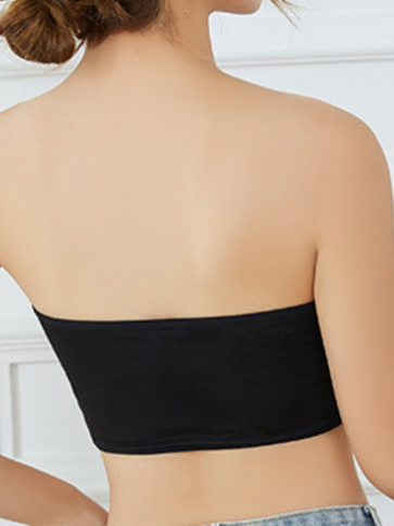 Casual Liso borde de encaje Sujetador & Bralette