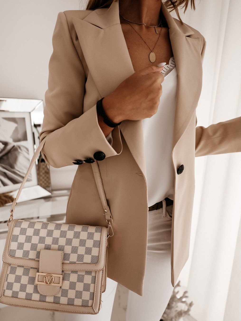Con Cuello de Chal Regular Ajuste Casual Chaqueta