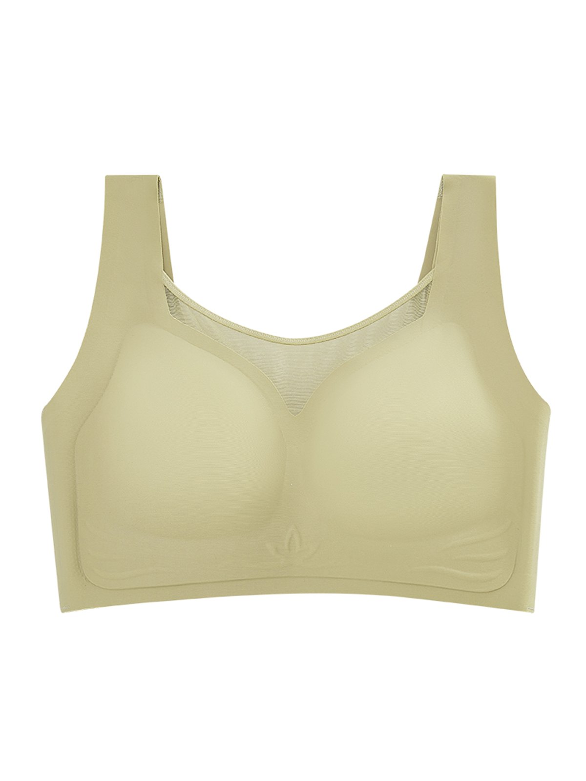 Liso Simple Sujetador & Bralette