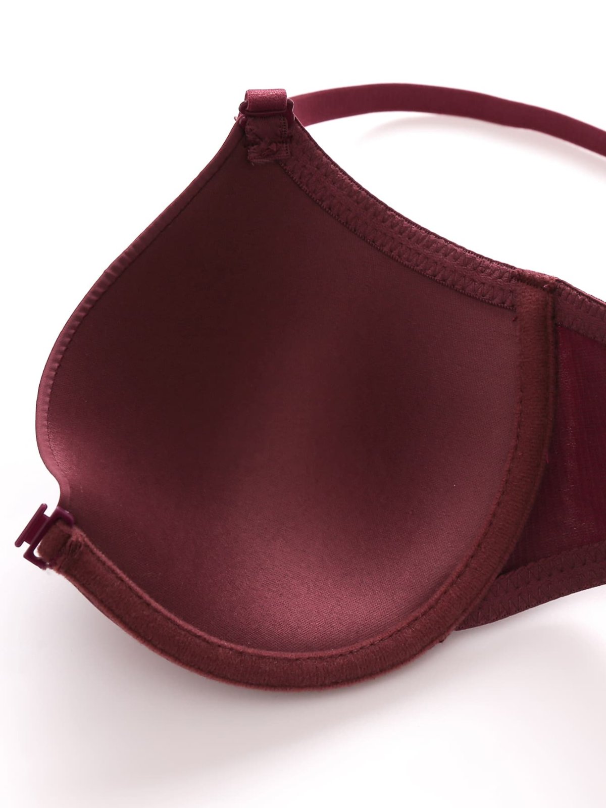 Tejido Sensual Liso Sujetador & Bralette