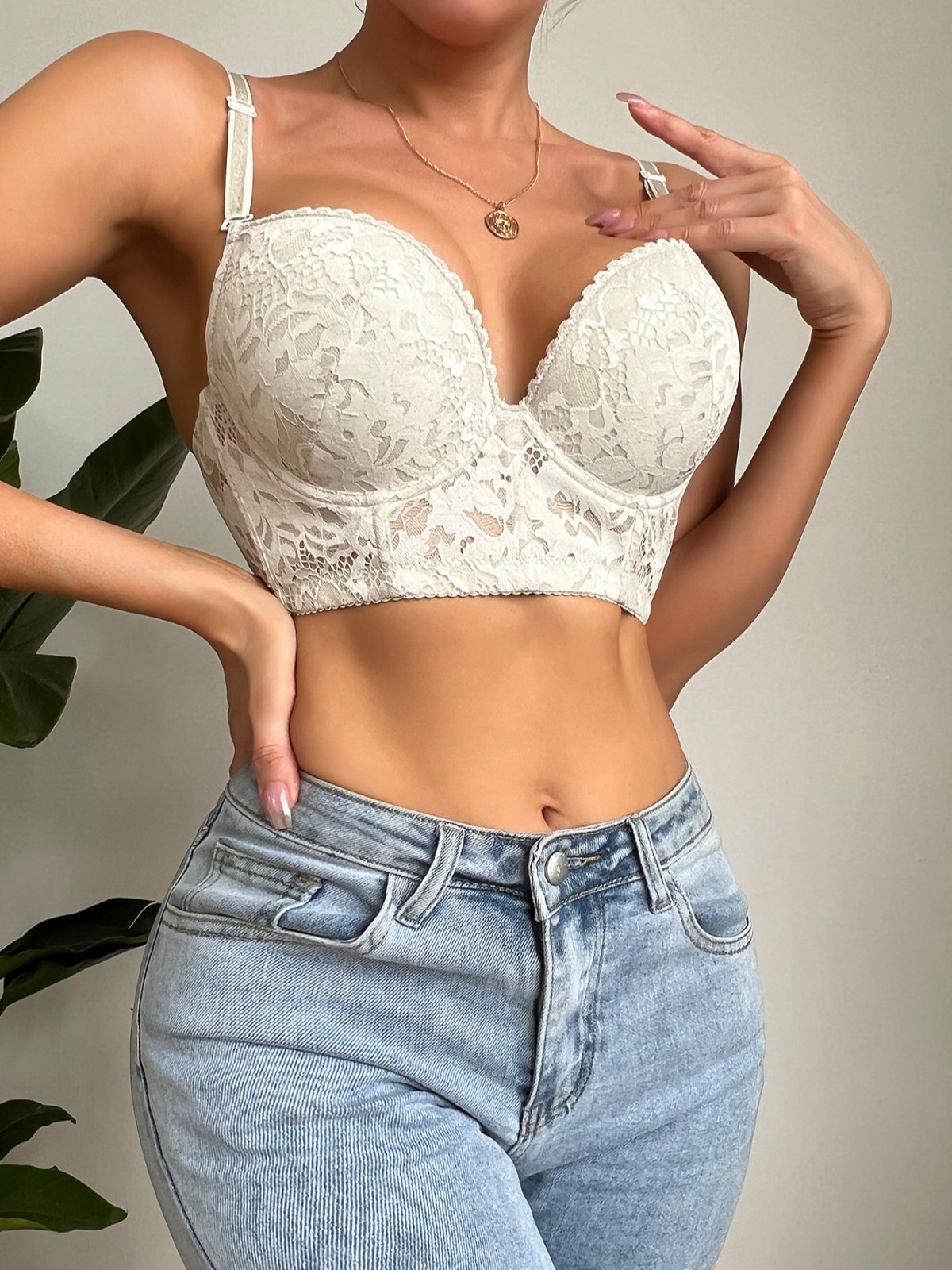 De Encaje Sensual Tejido Sujetador & Bralette