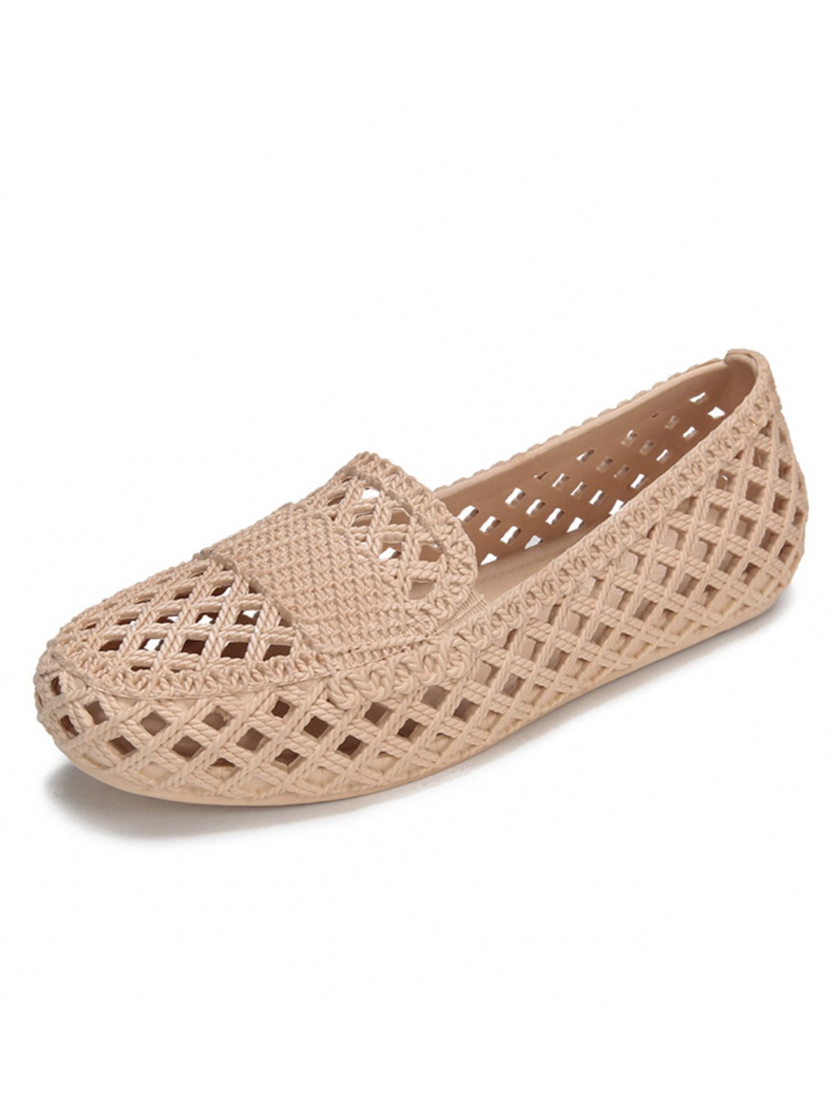 Mujeres Ahuecar Impermeable Slip-On Zapatos