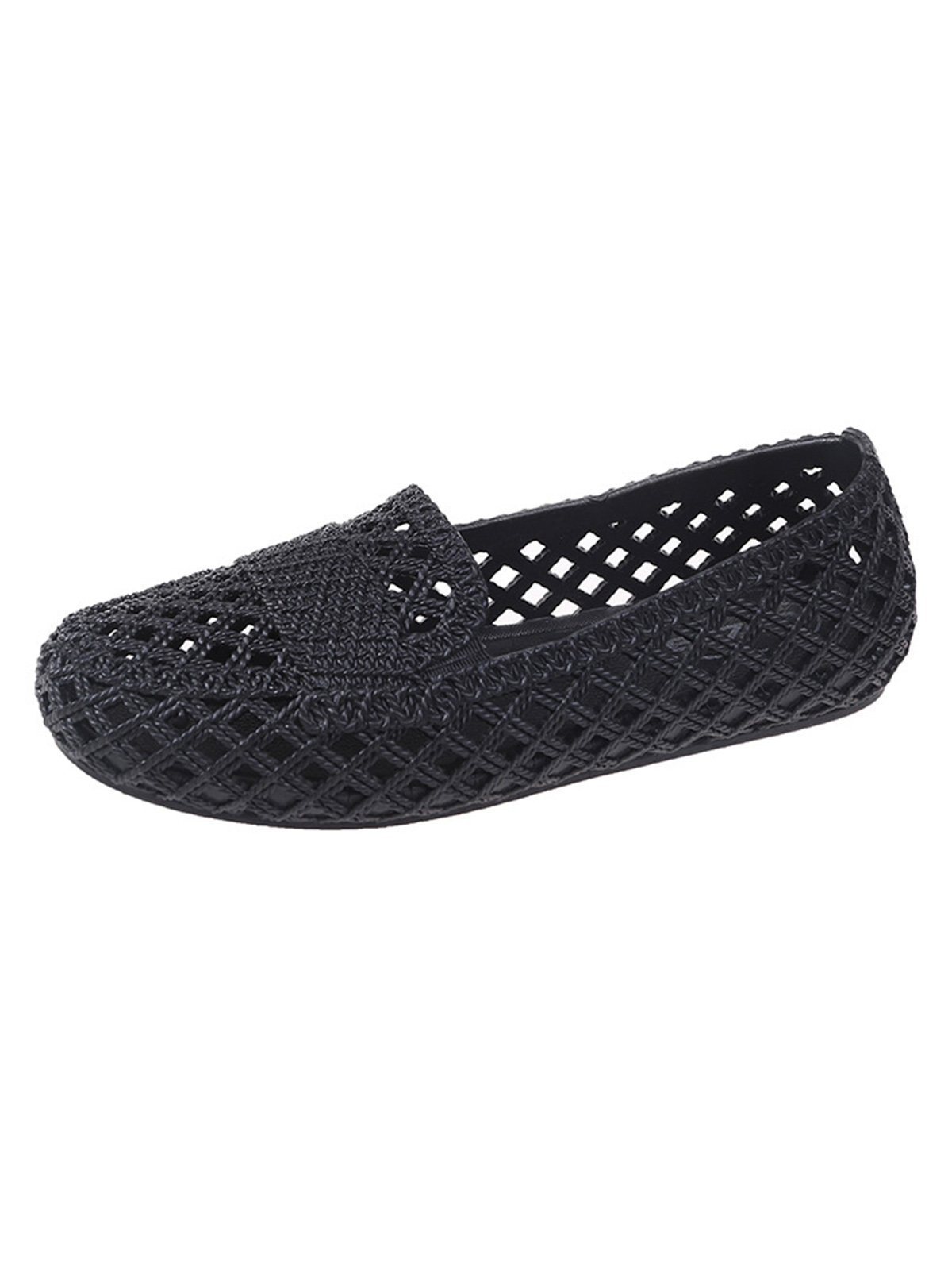 Mujeres Ahuecar Impermeable Slip-On Zapatos