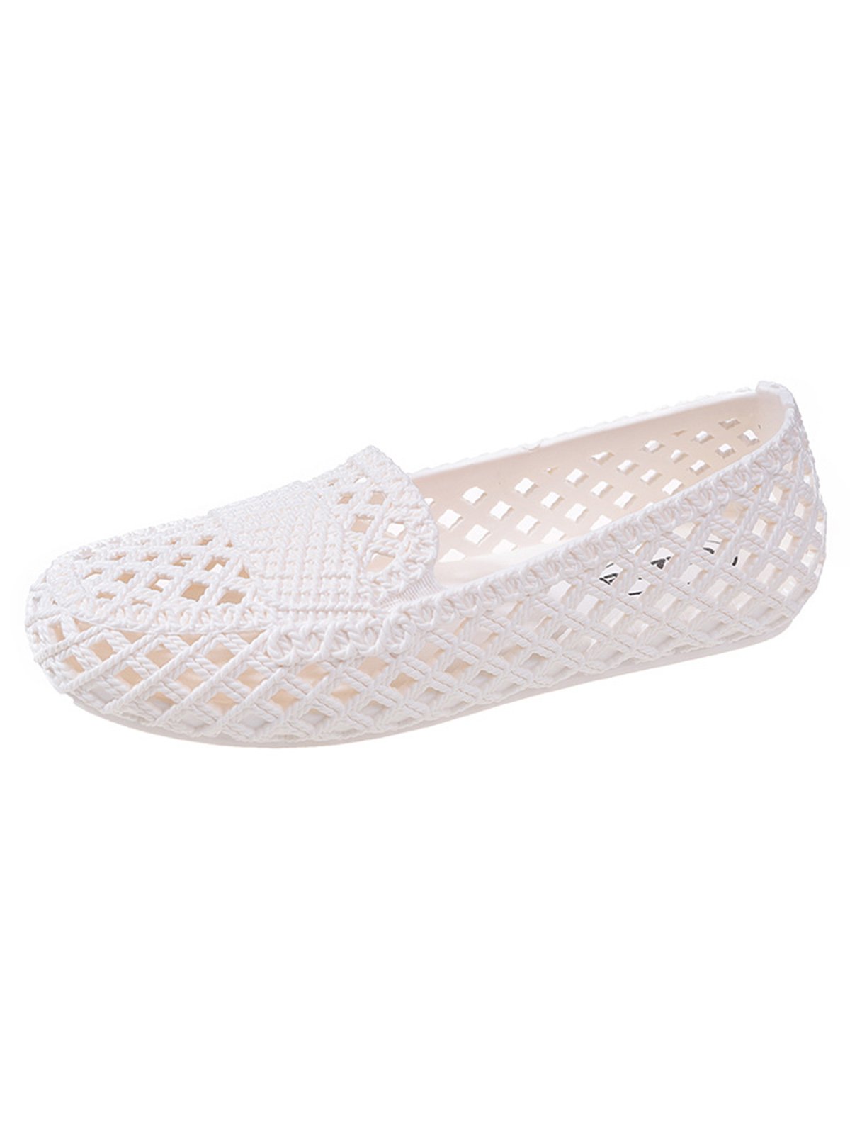 Mujeres Ahuecar Impermeable Slip-On Zapatos