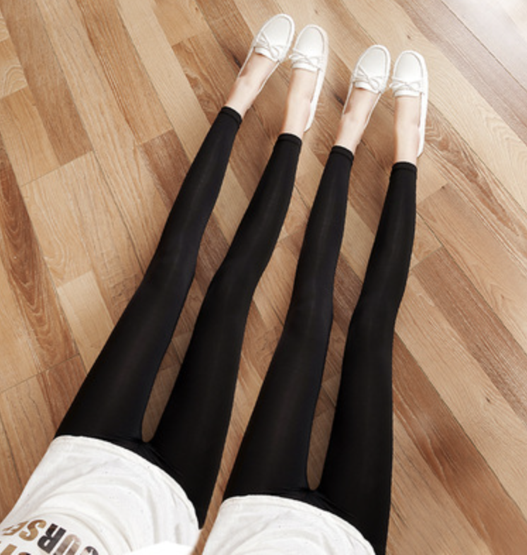 apretado Casual Liso Legging