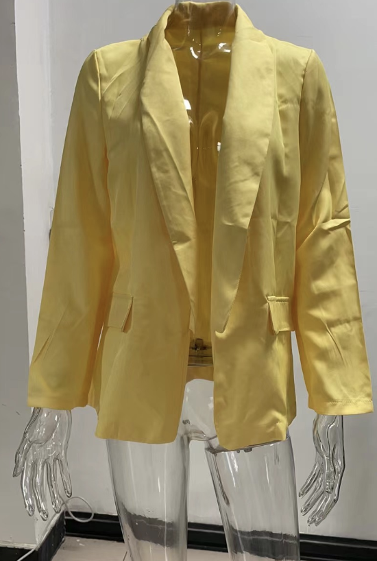 Otros Manga Larga Liso Regular Sin elasticidad Flojo Otros Chaqueta para Mujeres 2023