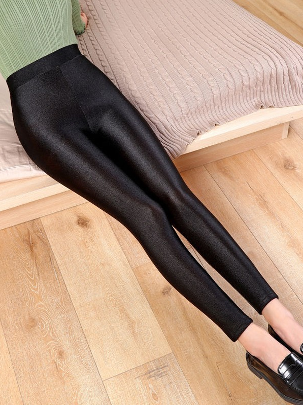 Casual Liso Largo Legging