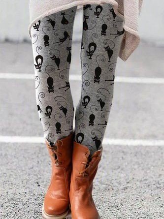 Casual Gato Largo Legging