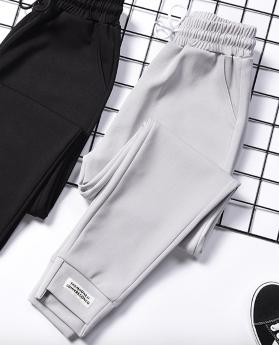 Casual Liso Pantalones tobilleros Con Cordones Pantalones Deportivos & Corredores
