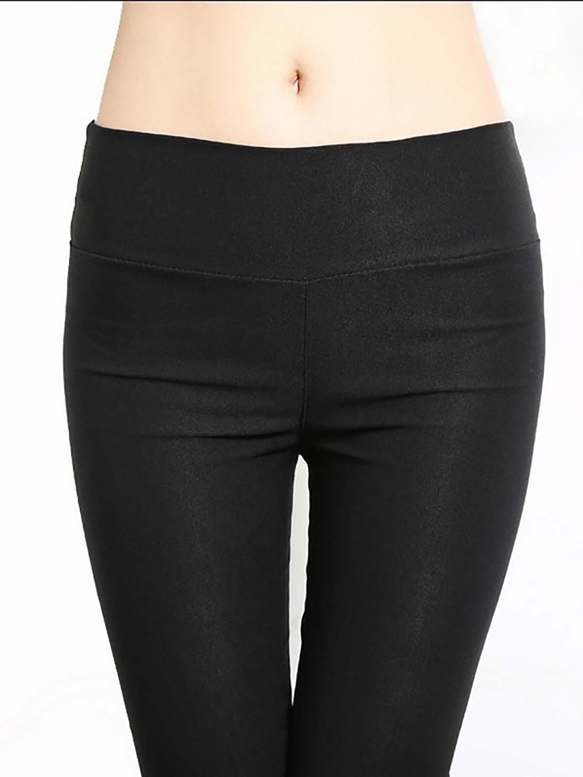 Casual Liso Pantalones tobilleros Pantalón