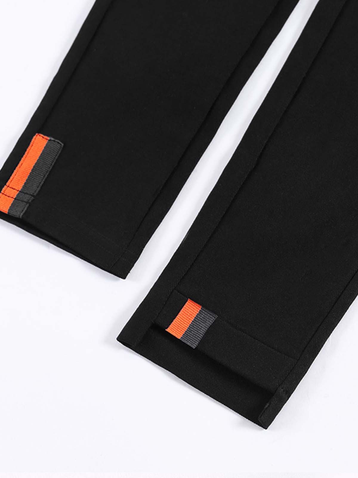 Casual Liso Pantalones tobilleros Pantalón