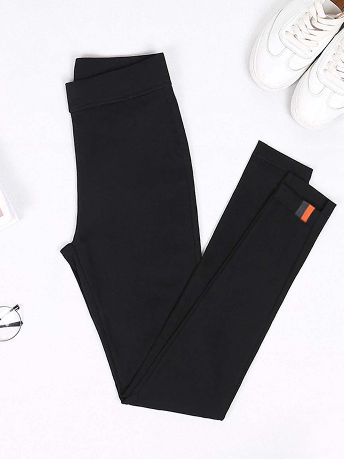 Casual Liso Pantalones tobilleros Pantalón