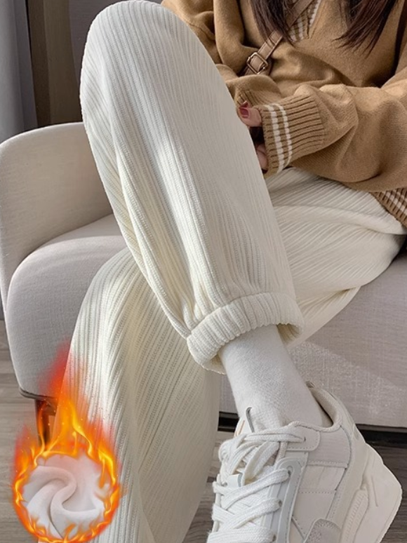 Casual Liso Largo Pantalón