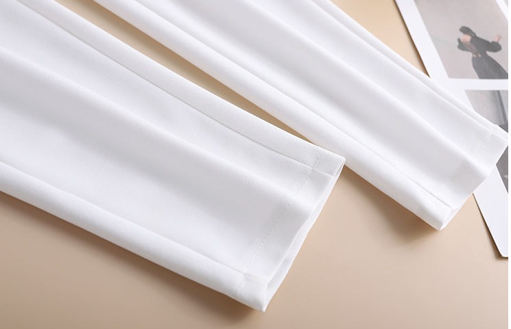 Casual Liso Pantalones tobilleros Bolsillo con Paneles Pantalón