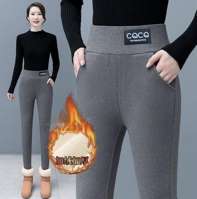 Casual Liso Largo Bolsillo con Paneles Pantalón