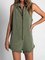 Monos Casual Cremallera Cuello Camisero
