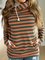 Sudadera Roja Con Cuello Alto Manga Larga