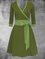 Vestido Casual Cuello Pico Algodón Mezclado