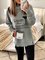 Sudadera Manga Larga Gris Letras Casual