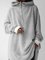 Sudadera Con Capucha Casual Recto Liso