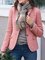 Chaqueta Rosada De Algodón