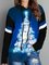 Sudadera Casual Con Escote Redondo Manga Larga Monigote De Nieve De Navidad