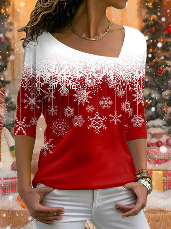 Casual Navidad T-Camisa