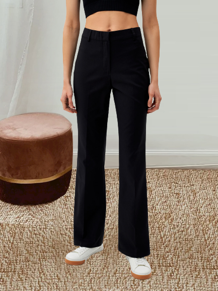 Casual Liso Largo Pantalón
