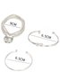Como la imagen Simple Aleación Trajes Pulsera