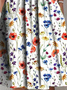 Casual Floral Aflojar Poliéster Manga Corta Vestido