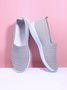 Talla Grande Respirable Slip-On Deportes Zapatillas Deportivas