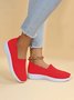 Talla Grande Respirable Slip-On Deportes Zapatillas Deportivas