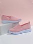 Talla Grande Respirable Slip-On Deportes Zapatillas Deportivas