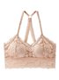 Sensual De Encaje Cuello Pico De Encaje Hermosa Reveso Sujetador & Bralette