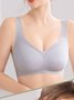 Casual Liso Sujetador & Bralette