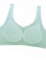Casual Liso Sujetador & Bralette
