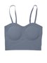 Casual Liso Deportes Sujetador