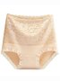 Algodón Liso Casual bragas