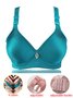 Mujer Respirable y Cómodo Alto Elástico Diamante de imitación B/C Copa  Sujetador & Bralette
