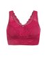 Señoras Respirable Sensual Con Encaje Frente Botón Push-Up Sujetador & Bralette