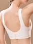 Liso Simple Sujetador & Bralette