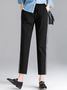 Casual Bloque de color Pantalones tobilleros Con Cordones Pantalones Deportivos & Corredores