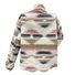 Con Cuello de Chal Manga Larga Étnico Hebilla Regular Flojo Chaqueta para Mujeres